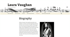 Desktop Screenshot of lauravaughan.com