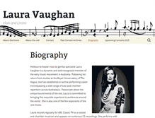 Tablet Screenshot of lauravaughan.com